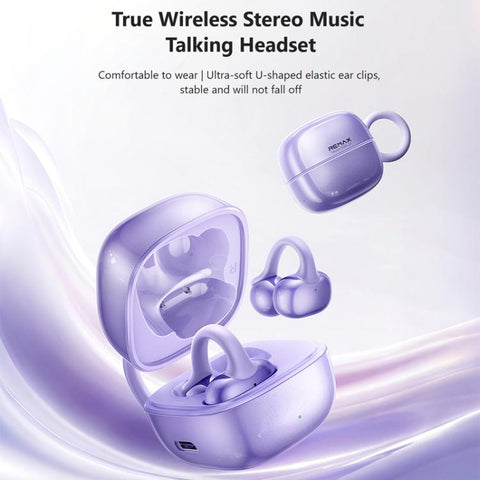 REMAX OWS-22 Clip-on True Wireless ENC Noise Reduction Bluetooth Earphones, OWS-22