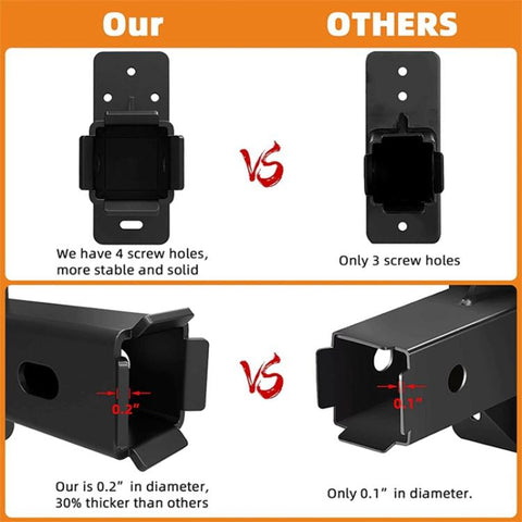 Heavy Duty Wall Mounted Bicycle Bracket T-shaped Metal Storage Rack Connecting Device, FS-2473