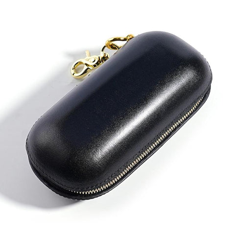Vegetable Tanned Leather Pressure Resistant Sunglasses Storage Box