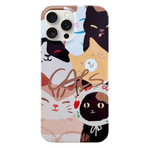 Painted Pattern PC Phone Case, For iPhone 18 Pro Max / 17 Pro Max