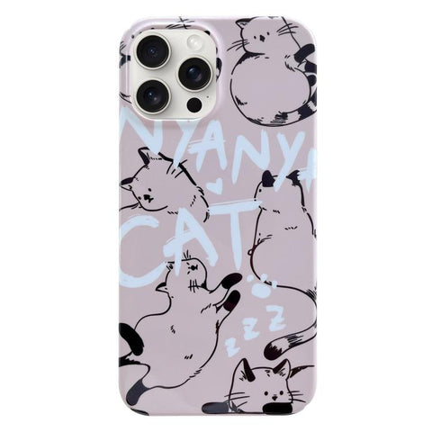 Painted Pattern PC Phone Case, For iPhone 18 Pro / 17 Pro