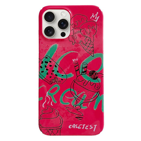 Painted Pattern PC Phone Case, For iPhone 18 Pro / 17 Pro