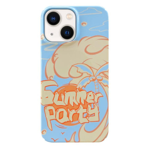 Painted Pattern PC Phone Case, For iPhone 16