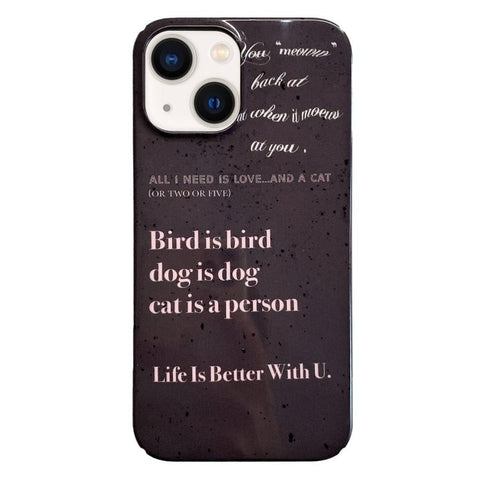 Painted Pattern PC Phone Case, For iPhone 16