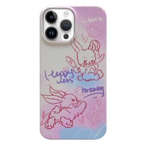 Painted Pattern PC Phone Case, For iPhone 16 Pro