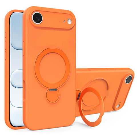 Liquid Silicone MagSafe Holder Phone Case, For iPhone 17 Pro Max, For iPhone 17 Pro, For iPhone 17, For iPhone Air