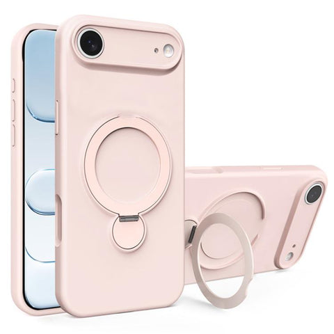 Liquid Silicone MagSafe Holder Phone Case, For iPhone 17 Pro Max, For iPhone 17 Pro, For iPhone 17, For iPhone Air