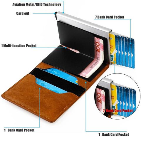 KB260 Aluminum Alloy RFID Card Bag