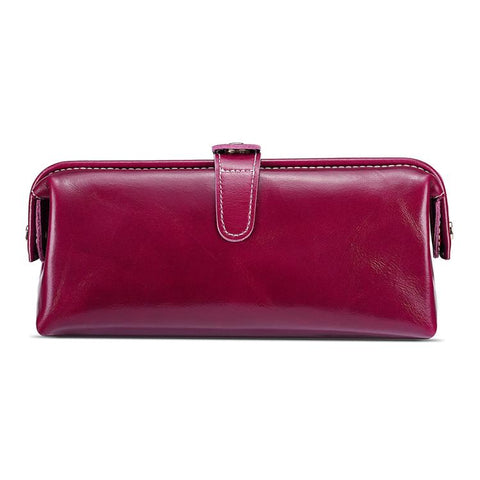 Oil Waxed Leather Toiletries and Cosmetic Tool Storage Bag