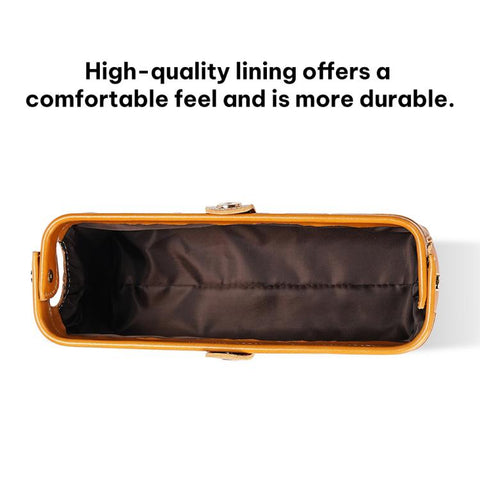 Oil Waxed Leather Toiletries and Cosmetic Tool Storage Bag