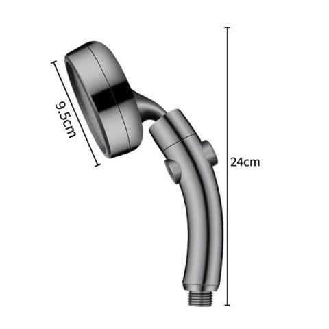 Adjustable Dua Use Overhead Handheld Pressurized Shower Head