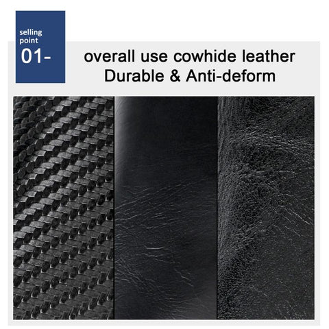 KB252 Crazy Horse Texture Double Layer Aluminum Alloy RFID Card Bag