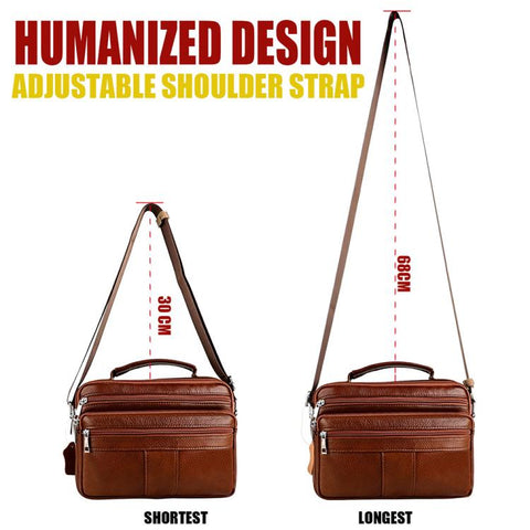 Top-grain Cowhide Multi-functional Handbag Shoulder Bag