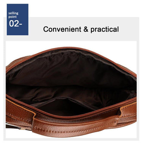 Top-grain Cowhide Multi-functional Handbag Shoulder Bag