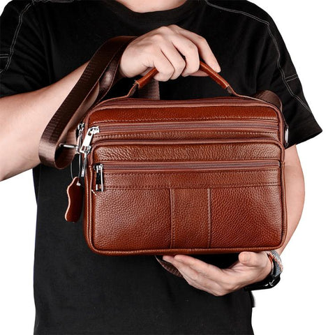 Top-grain Cowhide Multi-functional Handbag Shoulder Bag