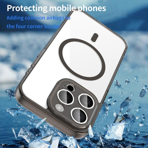 PC Hybrid TPU Airbag Shockproof MagSafe Phone Case, For iPhone 15 Pro, For iPhone 15 Plus, For iPhone 15