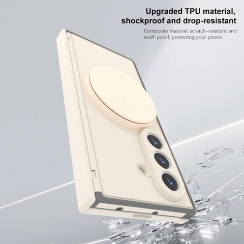 Skin-feel Magnetic 360 Rotating Holder Phone Case, For Samsung Galaxy Z Fold7 5G
