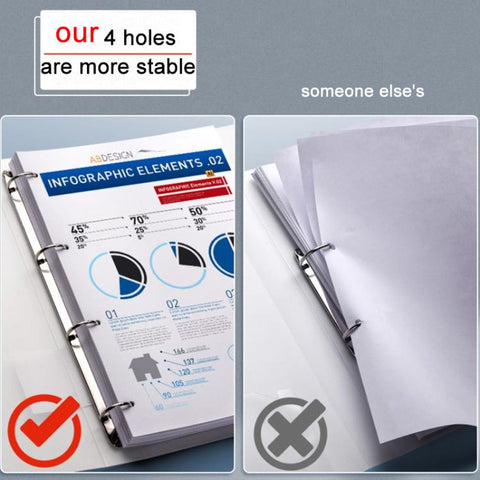 A4 Four-hole Document Storage Folder, Regular Folder, Upgrade Folder