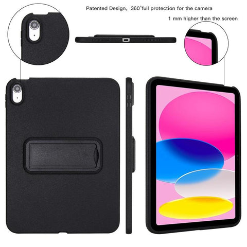 Leather-Textured PU Shockproof Tablet Case with Holder, For iPad Air 11 2026 / 2025 / 2024, For iPad Pro 11 2025 / 2024, For iPad 2025 / 2022, For iPad mini 6 / mini 2024, For iPad Pro 11 2022 / 2021 / 2020, For iPad Air 10.9 2022 / 2020               ...