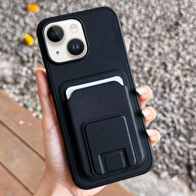 Square Folding Card Bag Holder Phone Case, For iPhone 14 Plus, For iPhone 14, For iPhone 14 Pro, For iPhone 14 Pro Max, For iPhone 13 Pro Max, For iPhone 13 Pro