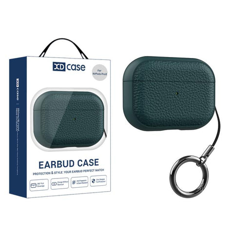 XDcase Lychee Texture TPU Earbuds Case with Buckle, For AirPods 5 / 4, For AirPods Pro 3, For AirPods Pro 2 / 1