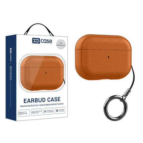 XDcase Lychee Texture TPU Earbuds Case with Buckle, For AirPods 5 / 4, For AirPods Pro 3, For AirPods Pro 2 / 1