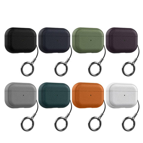 XDcase Lychee Texture TPU Earbuds Case with Buckle, For AirPods 5 / 4, For AirPods Pro 3, For AirPods Pro 2 / 1