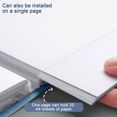 A4 Transparent Inner Pocket Document Storage Folder with Buckle, 20 Pockets, 30 Pockets, 40 Pockets, 60 Pockets, 100 Pockets