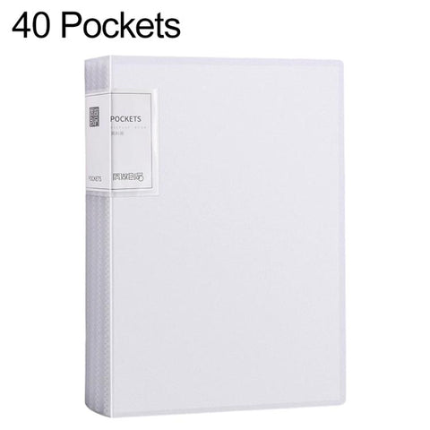 A4 Translucent Inner Pocket Document Storage Folder, 20 Pockets, 30 Pockets, 40 Pockets, 60 Pockets, 100 Pockets