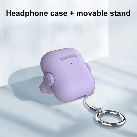 XDcase Music Boy Macaron Earbud Case with Ring Buckle, For AirPods 5 / 4, For AirPods Pro 3, For AirPods Pro 2 / 1