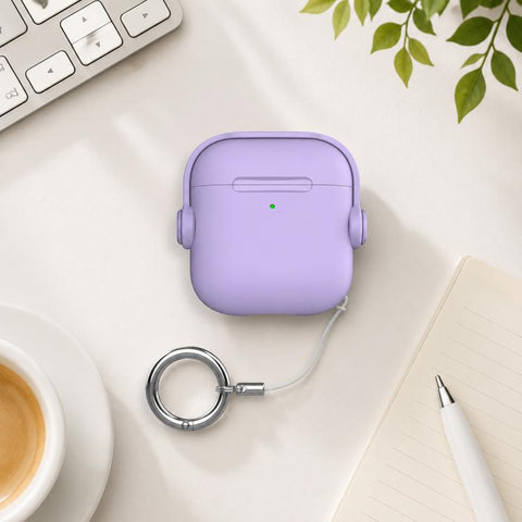 XDcase Music Boy Macaron Earbud Case with Ring Buckle, For AirPods 5 / 4, For AirPods Pro 3, For AirPods Pro 2 / 1