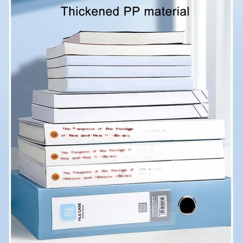 PP Thickened A4 Foldable File Storage Box, 2.0cm, 3.5cm, 5.5cm, 7.5cm