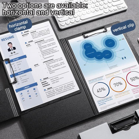 A4 Vertical Foldable File Board, Vertical (Dark Blue), Vertical (Light Grey), Vertical (Dark Green)