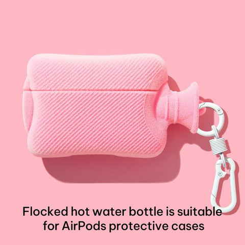 Hand Warmer Plush Earphone Protective Case with Keychain, For AirPods 5 / 4, For AirPods Pro 3, For AirPods Pro 2, For AirPods 3, For AirPods Pro