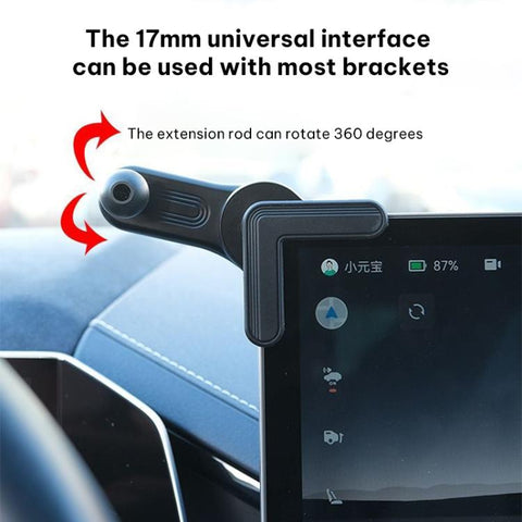 Car Display Screen Extension Rod Phone Holder Base