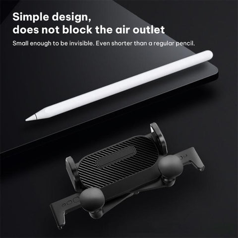 One-touch Retractable Car Phone Holder Main Body Accessory for 17mm Ball Joint