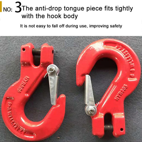 Alloy Steel Clevis Hook Lifting Sling Tool, 2T Load Large Opening Lifting Hook, 3.2T Load Large Opening Lifting Hook, 3.8T Load Large Opening Lifting Hook, 5.4T Load Large Opening Lifting Hook, 8T Load Large Opening Lifting Hook                        ...