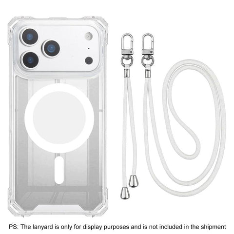 XDcase Four-Corner Hole Shockproof Magnetic Phone Case, Lanyard Not Included, For iPhone 18 Pro / 17 Pro, For iPhone 18 Pro Max / 17 Pro Max, For iPhone 17, For iPhone Air