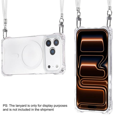XDcase Four-Corner Hole Shockproof Magnetic Phone Case, Lanyard Not Included, For iPhone 18 Pro / 17 Pro, For iPhone 18 Pro Max / 17 Pro Max, For iPhone 17, For iPhone Air