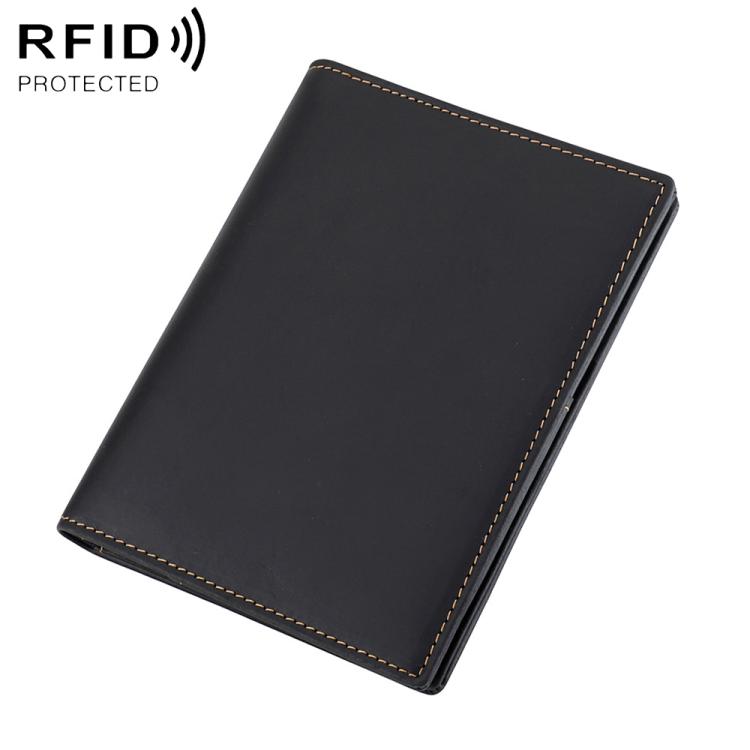 Crazy Horse Leather RFID Anti-theft ID Bag