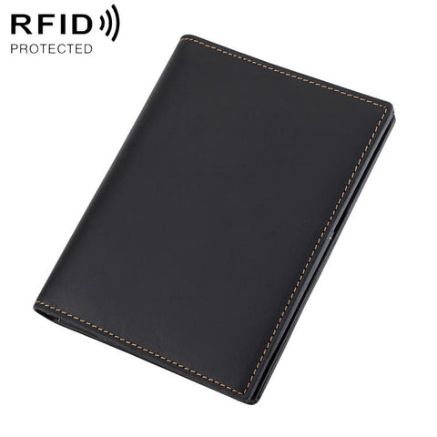 Crazy Horse Leather RFID Anti-theft ID Bag