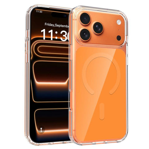 Colorful Hard PC Hybrid Soft TPU Magnetic Phone Case, For iPhone 18 Pro / 17 Pro, For iPhone 18 Pro Max / 17 Pro Max, For iPhone 17