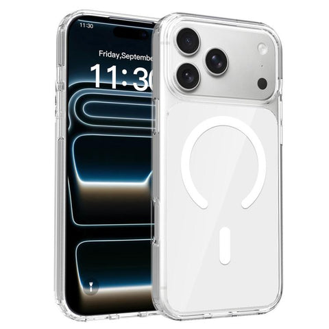 Colorful Hard PC Hybrid Soft TPU Magnetic Phone Case, For iPhone 18 Pro / 17 Pro, For iPhone 18 Pro Max / 17 Pro Max, For iPhone 17