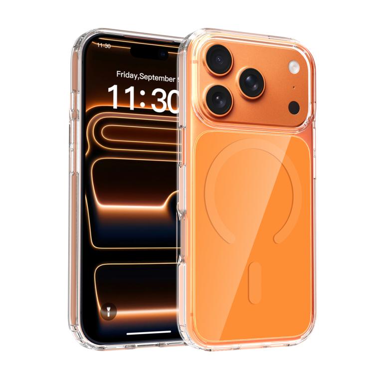 Colorful Hard PC Hybrid Soft TPU Magnetic Phone Case, For iPhone 18 Pro / 17 Pro, For iPhone 18 Pro Max / 17 Pro Max, For iPhone 17