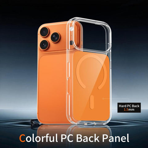 Colorful Hard PC Hybrid Soft TPU Magnetic Phone Case, For iPhone 18 Pro / 17 Pro, For iPhone 18 Pro Max / 17 Pro Max, For iPhone 17