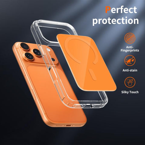 Colorful Hard PC Hybrid Soft TPU Magnetic Phone Case, For iPhone 18 Pro / 17 Pro, For iPhone 18 Pro Max / 17 Pro Max, For iPhone 17