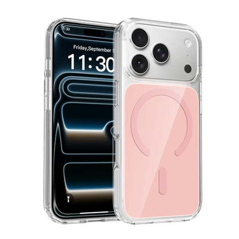 Colorful Hard PC Hybrid Soft TPU Magnetic Phone Case, For iPhone 18 Pro / 17 Pro, For iPhone 18 Pro Max / 17 Pro Max, For iPhone 17
