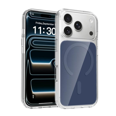 Colorful Hard PC Hybrid Soft TPU Magnetic Phone Case, For iPhone 18 Pro / 17 Pro, For iPhone 18 Pro Max / 17 Pro Max, For iPhone 17