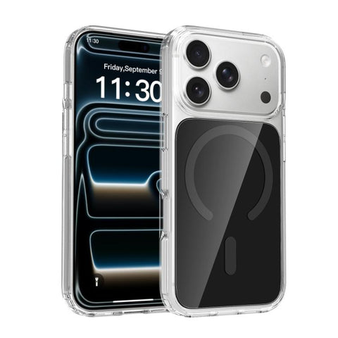 Colorful Hard PC Hybrid Soft TPU Magnetic Phone Case, For iPhone 18 Pro / 17 Pro, For iPhone 18 Pro Max / 17 Pro Max, For iPhone 17