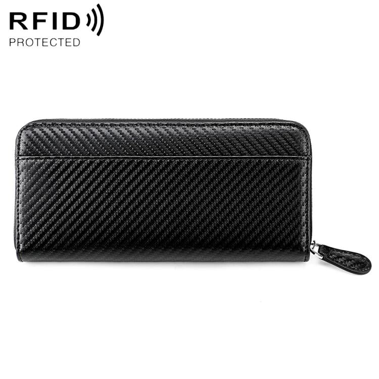 Genuine Leather RFID Anti-theft Accordion Zipper Coin Purse